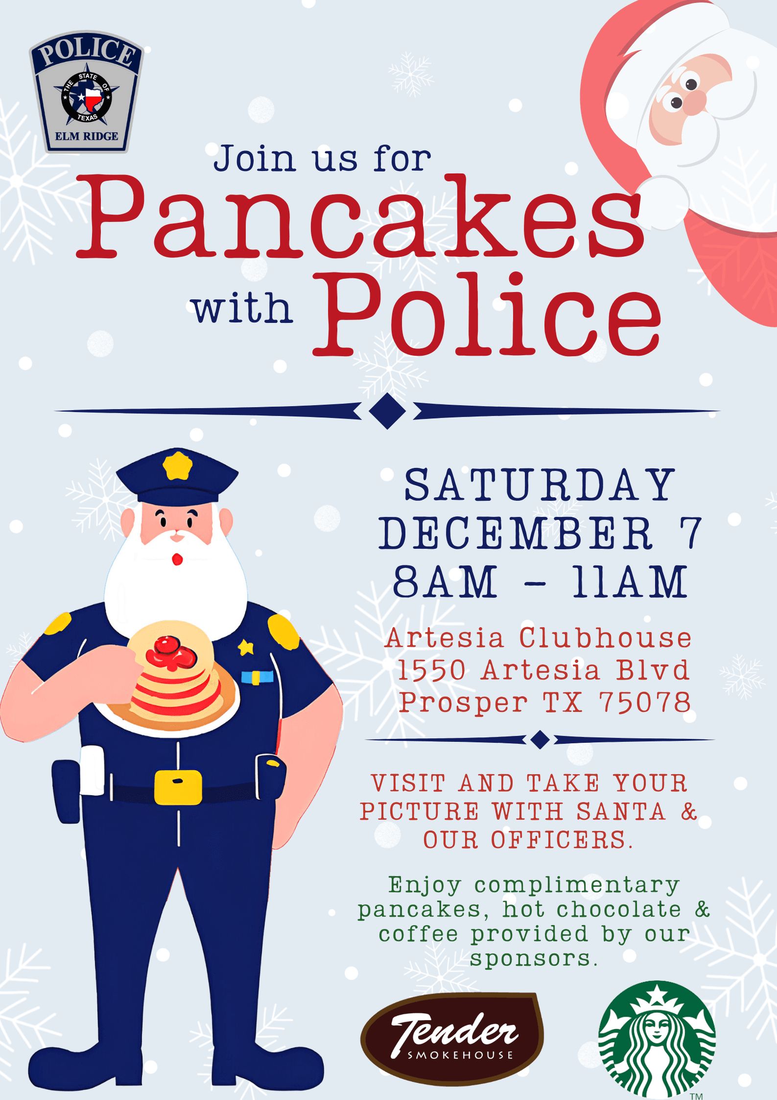 Pancakes with Police