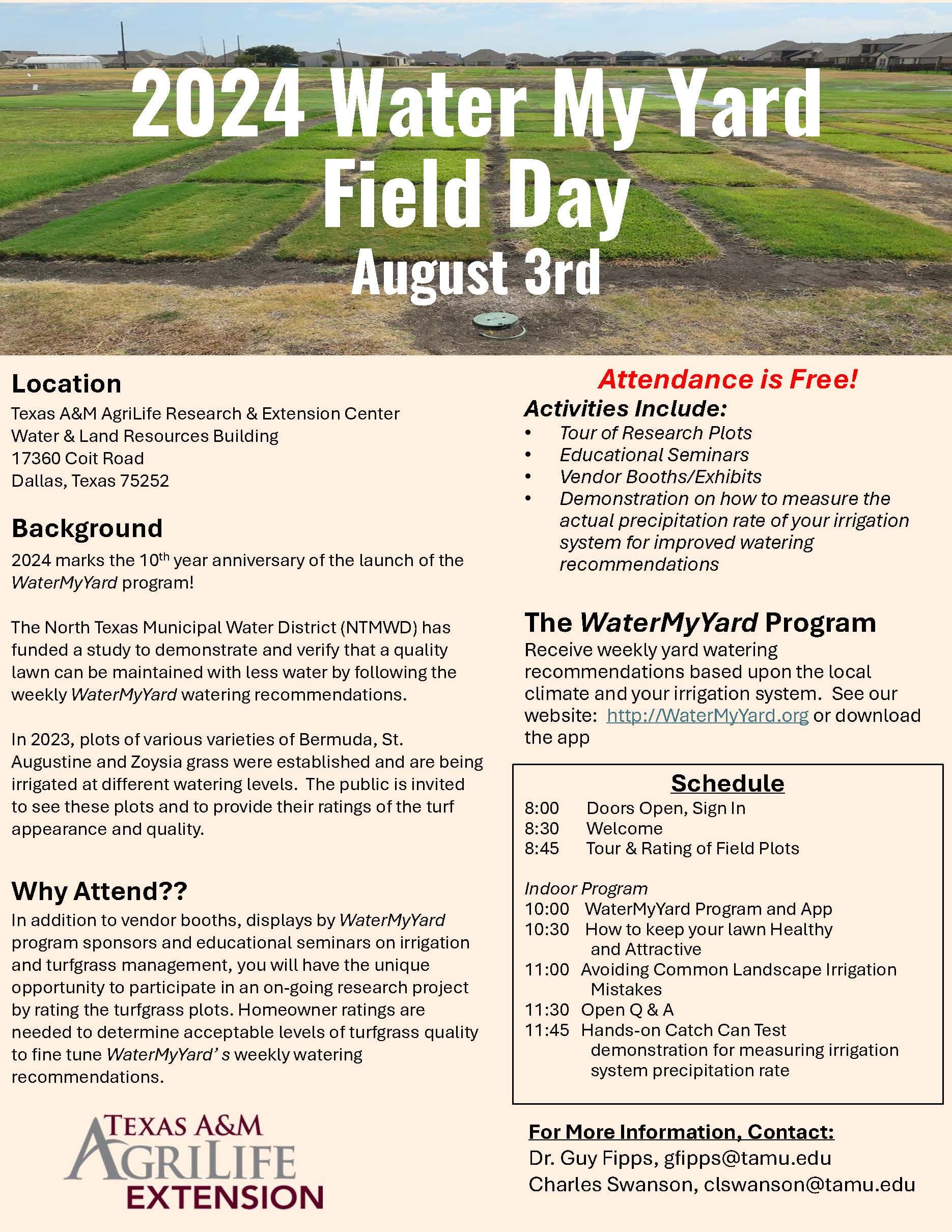 WaterMyYard Field Day