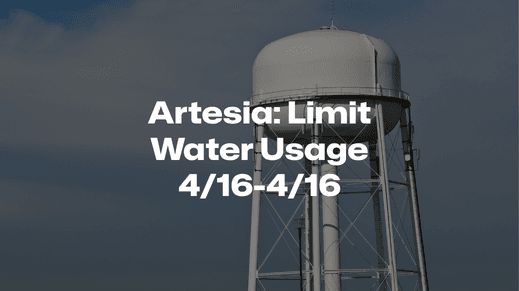 ArtesiaLimitWaterUsage
